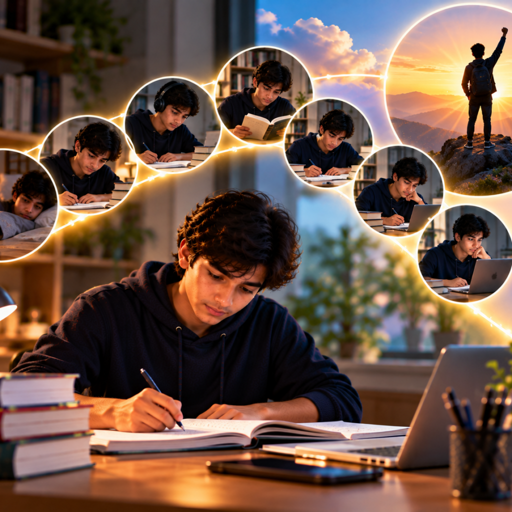 Consistency in competitive exam preparation